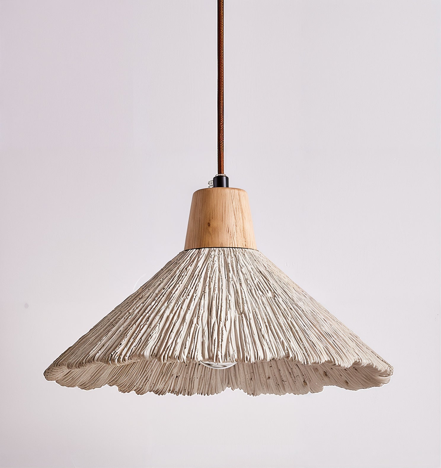 Rustic Cement Pendant Light - Industrial Elegance - Modefinity