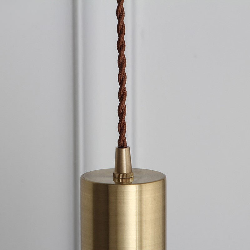 Cylinder Brass Pendant Light - 112PL - Modefinity