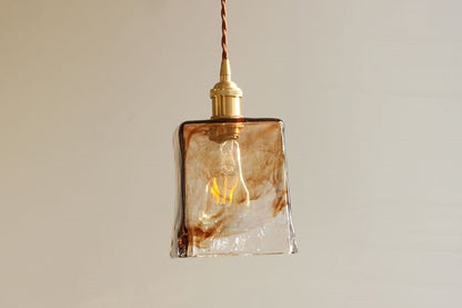 Amber Glass Pendant Light - 220GPL - Modefinity