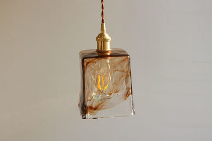 Amber Glass Pendant Light - 220GPL - Modefinity