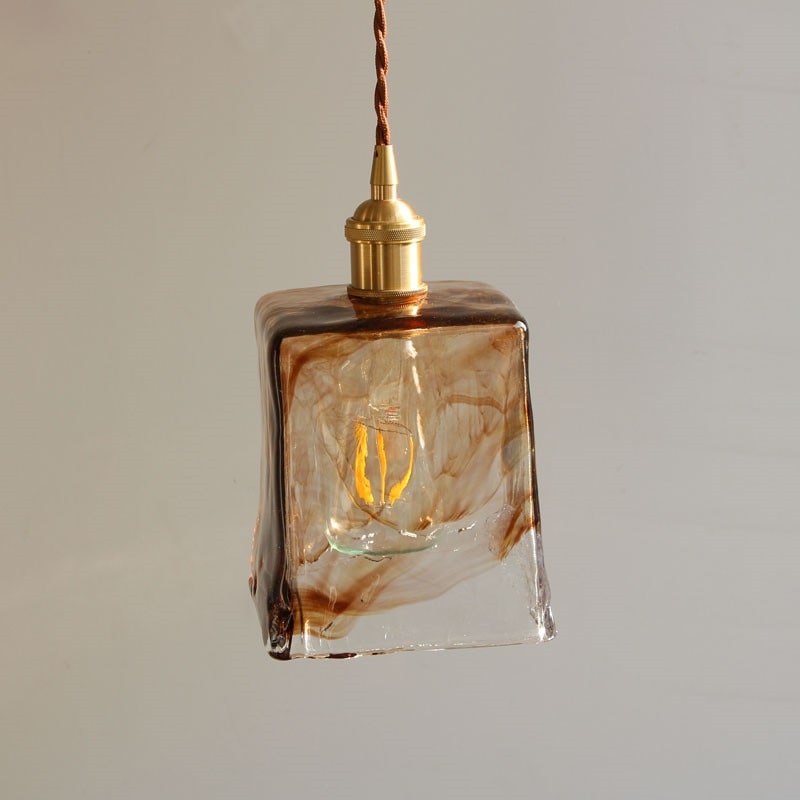 Amber Glass Pendant Light - 220GPL - Modefinity