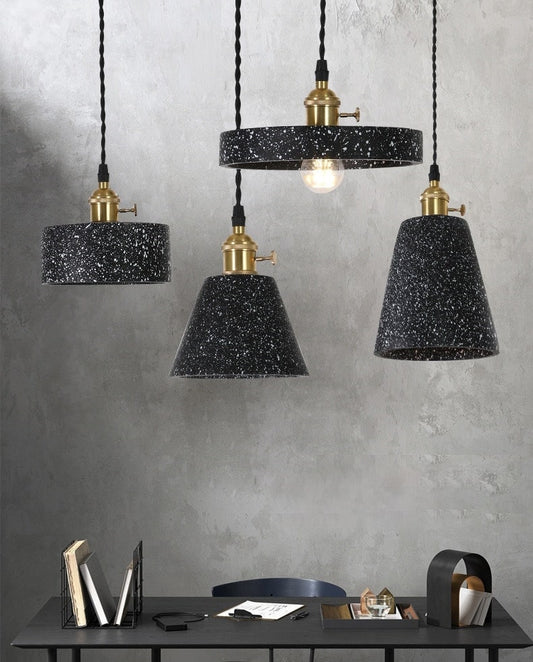 Black Cement Pendant Light - 106CM - Modefinity