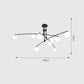 Modern Curved Chandelier With Frosted Globes - 1LCH4 - Modefinity