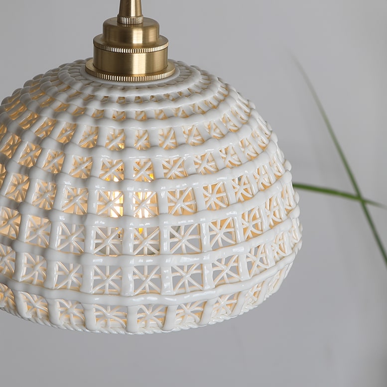 Braided Ceramic Pendant Light - 205CPL - Modefinity