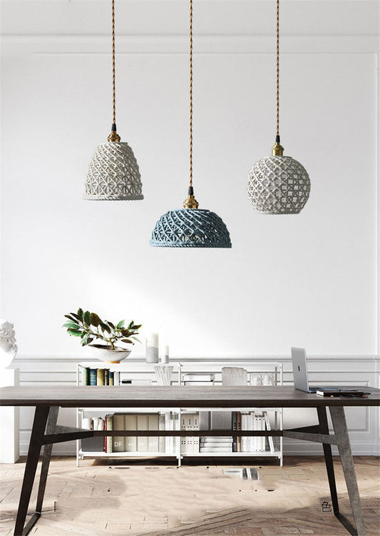 Braided Ceramic Pendant Light - 202CPL - Modefinity