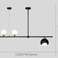 Modern Chandelier With Frosted Globes - 1CH7 - Modefinity