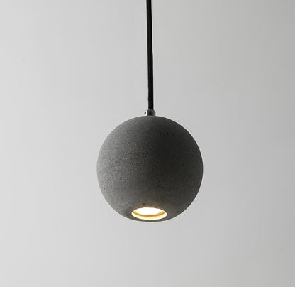 Gray Globe Cement Pendant Light - 110CM - Modefinity