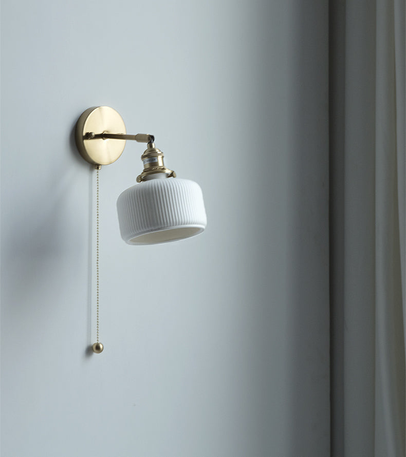 Brass Ceramic Wall Sconce - 201ST - Modefinity