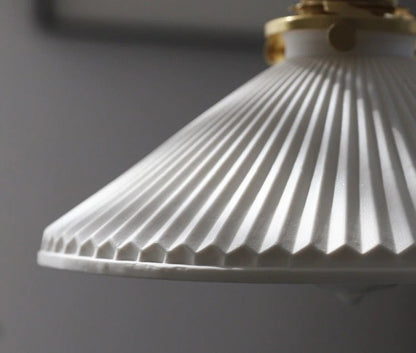 Fluted Ceramic Pendant Light - 101PL - Modefinity