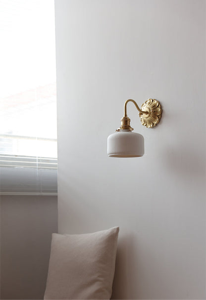 Brass Ceramic Wall Sconce - 118BP - Modefinity