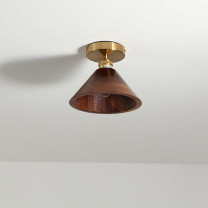 Wood Ceiling Flush Light - 101WFL - Modefinity