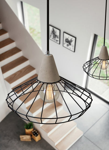 Gray Cement Pendant Light - 105CM - Modefinity