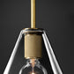 Clear Glass Brass Pendant Light - 205GPL - Modefinity