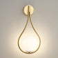 Gold Frosted Glass Wall Light - 203GWL - Modefinity
