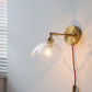 Flower Glass Plug In Wall Sconce Light - 225GBWL - Modefinity