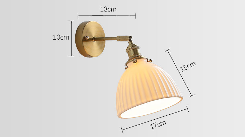 Ceramic Glass Plug In Wall Sconce Light - 226GBWL - Modefinity