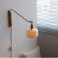 Ceramic Swing Arm Wood Wall Light - 210SWL - Modefinity