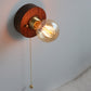 Glass Globe Wood Wall Light - 119WL - Modefinity
