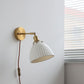 Ceramic Glass Plug In Wall Sconce Light - 226GBWL - Modefinity