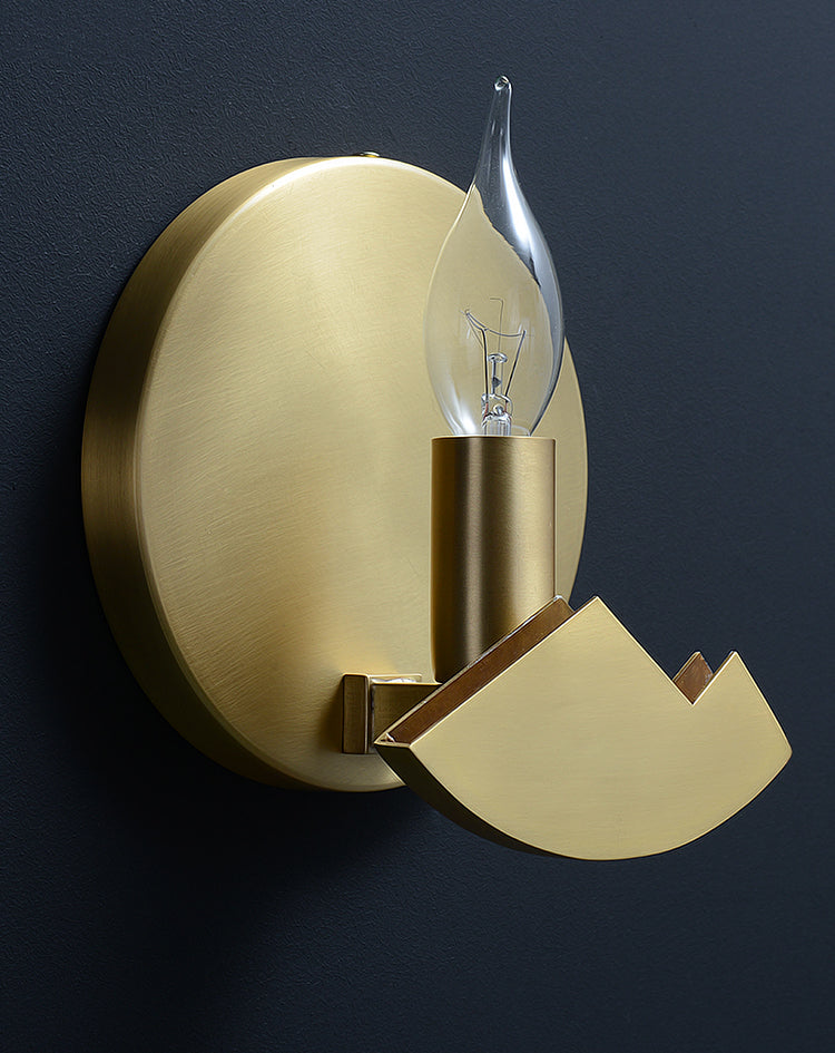 Marble Alabaster Brass Wall Light - 201MWL - Modefinity
