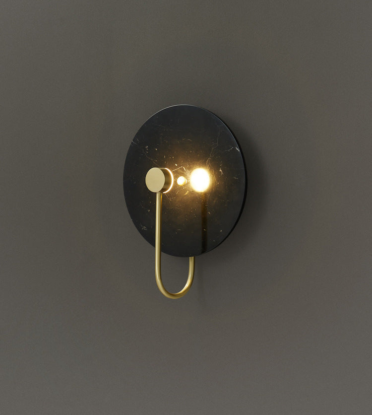 Marble Brass Wall Sconce - 204MWL - Modefinity