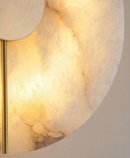 Marble Alabaster Brass Wall Light - 206MWL - Modefinity