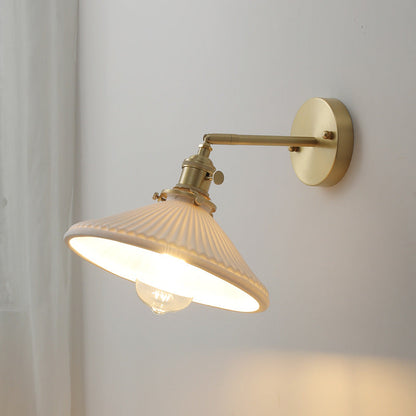 White Ceramic Wall Light - 207ST - Modefinity